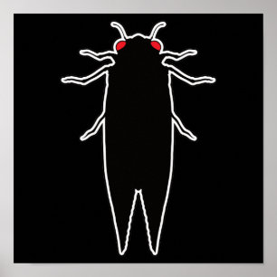 Póster Cicadas Cicada Zombie Bugs - Entomology Geek