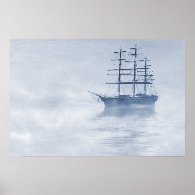 Póster Cicanotipo de niebla matutina (Frente)
