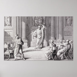 Póster Cicero denunci Catiline