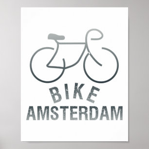 Póster Ciclismo Ámsterdam Países Bajos Gráfico _1 