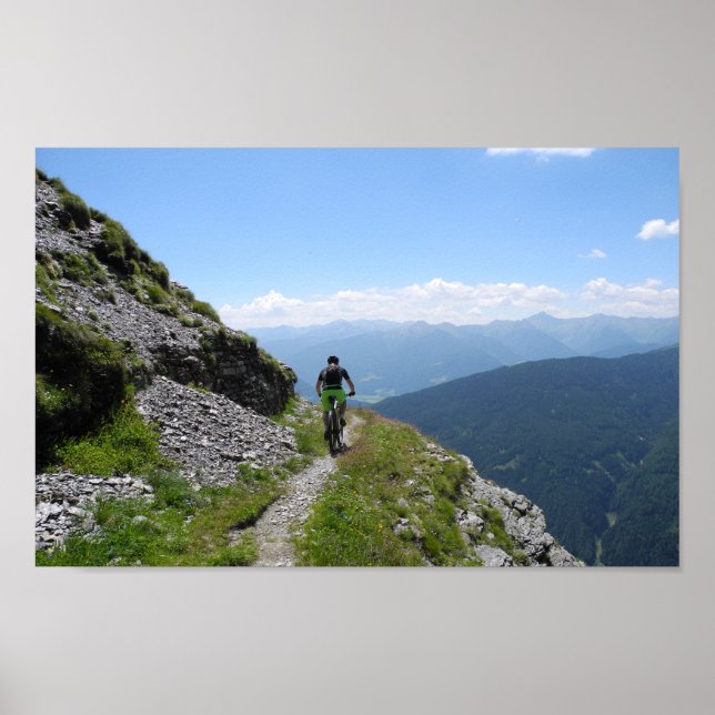 Póster Ciclismo de montaña (Frente)