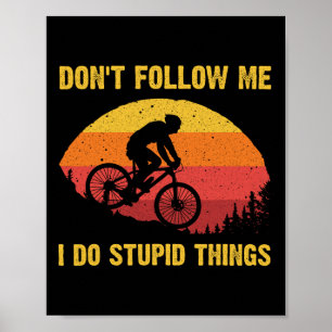 Póster Ciclismo de Montaña Genial para Hombres Mujeres Ci