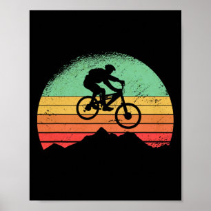 Póster Ciclismo de Montaña Mtb Bicicleta de Montaña Downh