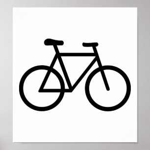Póster Ciclismo en bicicleta