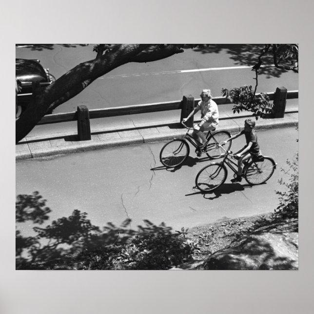 Póster Ciclismo masculino y masculino (Frente)