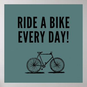 Póster Ciclismo motivacional