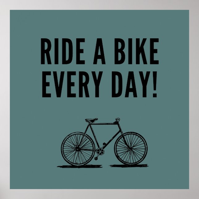 Póster Ciclismo motivacional (Frente)