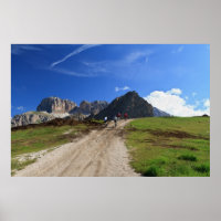 ciclismo sobre los Dolomitas