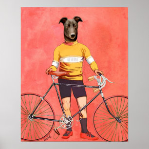 Póster Ciclista Greyhound