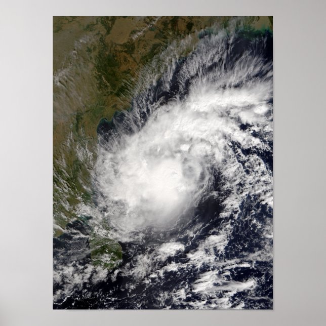 Póster Ciclón tropical Baaz (Frente)