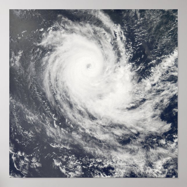 Póster Ciclón tropical Carina (Frente)