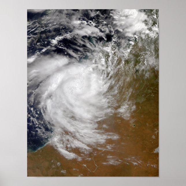 Póster Ciclón tropical Magda en Australia (Frente)