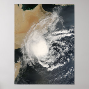 Póster Ciclón tropical sin nombre
