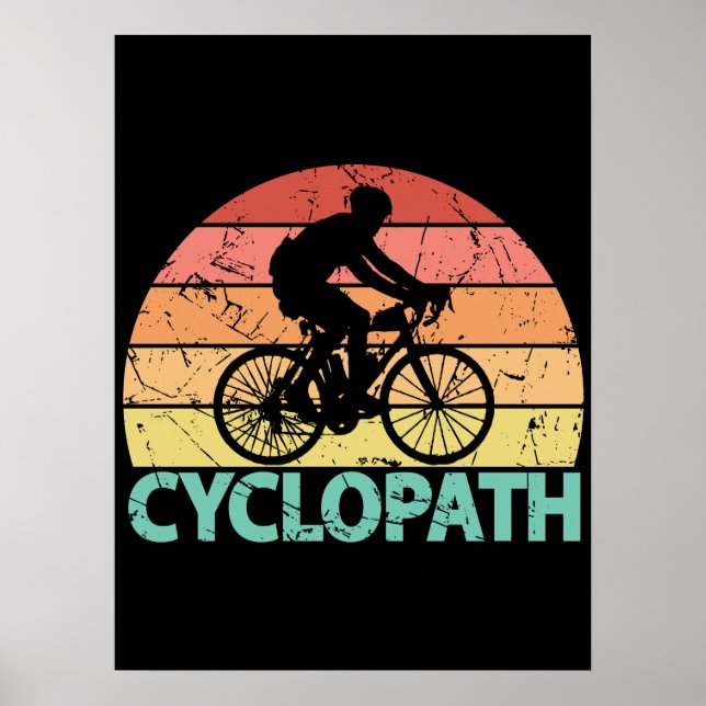 Póster Ciclopath divertida (Frente)