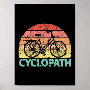 Póster Ciclopath Funny Ciclismo