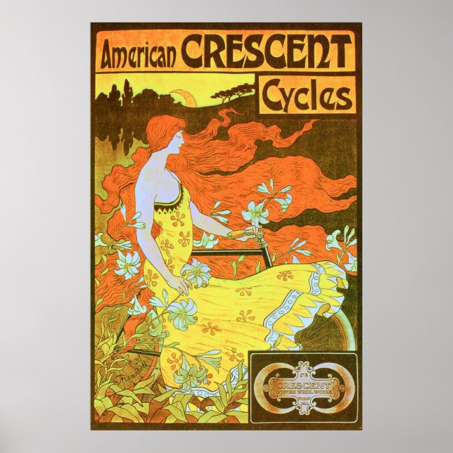 Póster Ciclos CRESCENT de Estados Unidos (Frente)