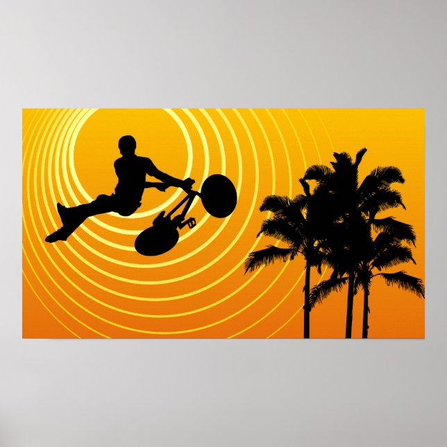 Póster ciclos de luz solar (Frente)