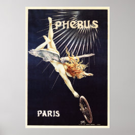 Póster CICLOS DE PHEBUS 1896 París Antiguo Art Nouveau fr