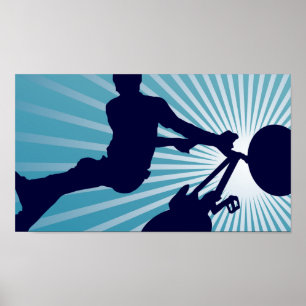 Póster ciclos elevados de cielo