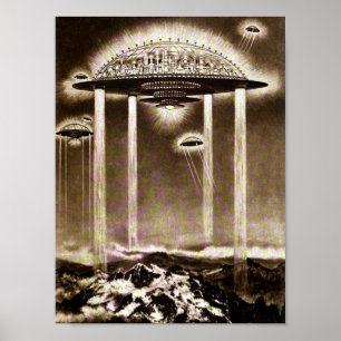 Póster Cidades de la ciencia ficción de 1922