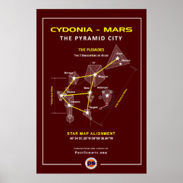 Póster Cidonia-Marte: Ciudad Pirámide