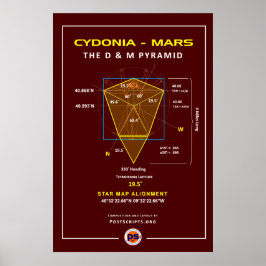 Póster Cidonia-Marte: Pirámide D&M