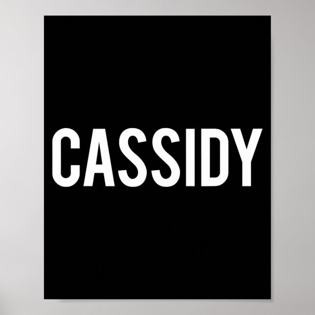 Póster Cidy - Cool New Funny Name Fan Gift Tee  (Frente)