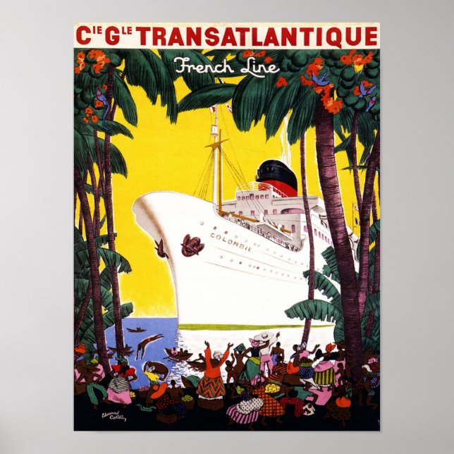 Póster Ciegle Transatlantique (Frente)