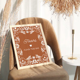 Póster Cielito Lindo Baby Shower Favores Mexicanos