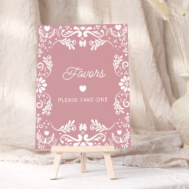 Póster Cielito Lindo Chica mexicano Baby Shower favorece