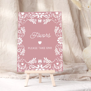 Póster Cielito Lindo Chica mexicano Baby Shower favorece