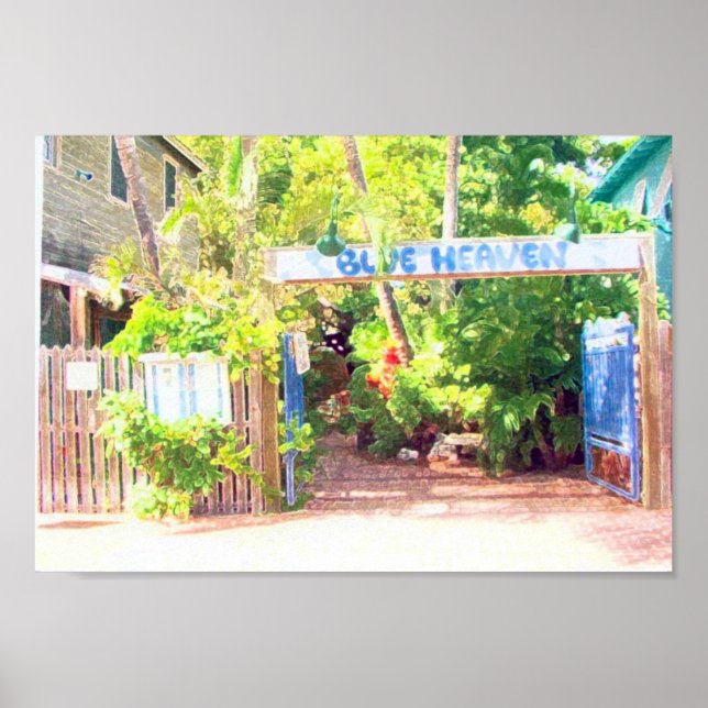 Póster Cielo azul (Frente)