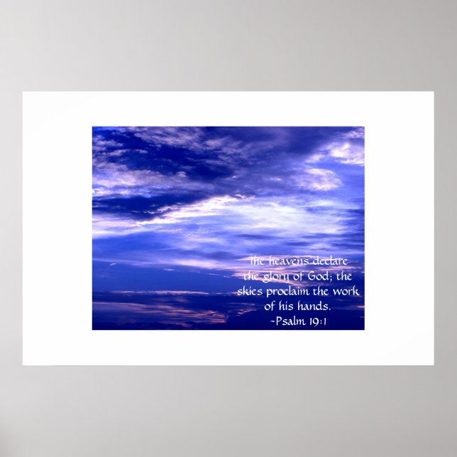 Póster Cielo azul (Frente)