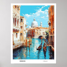 Cielo azul en Venecia Italia Viajes de época