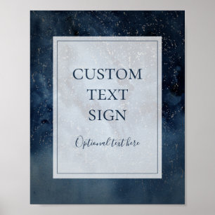 Póster Cielo Celestial Con Tarjetas y Regalos Personaliza