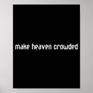 Póster Cielo Cristiano Religioso Dios Jesús Hombres Mujer