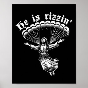 Póster Cielo de buceo Jesucristo Rizzin Pascua Pa
