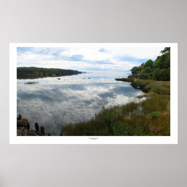 Póster cielo de la isla Sarah, Tasmania (Frente)