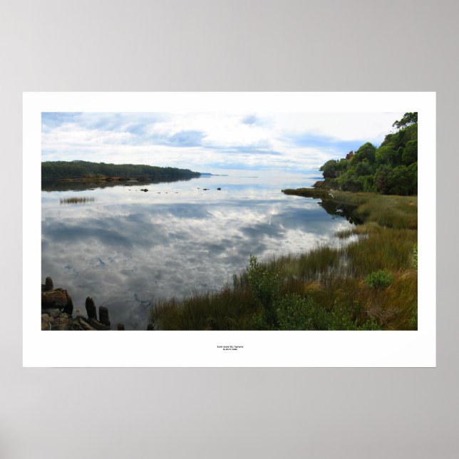 Póster cielo de la isla Sarah, Tasmania (Frente)