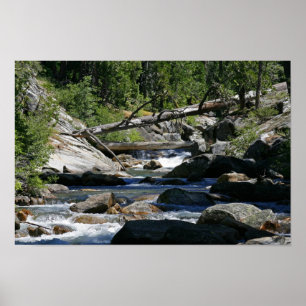 Póster "Cielo de nieve", río americano