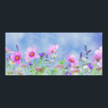 Póster Cielo de primavera<br><div class="desc">Esta es una foto de flores silvestres en flor contra un hermoso cielo azul. Esta imagen está disponible en una variedad de otros productos,  sólo tienes que hacer clic en el enlace debajo de la foto cerca de 'Acerca de este diseño'.</div>