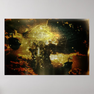 Póster Cielo de Steampunk