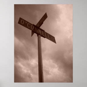 Póster Cielo de tormenta en el tribunal de Oconnell