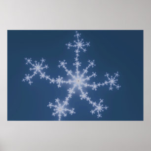 Póster Cielo estrellado - poster del fractal