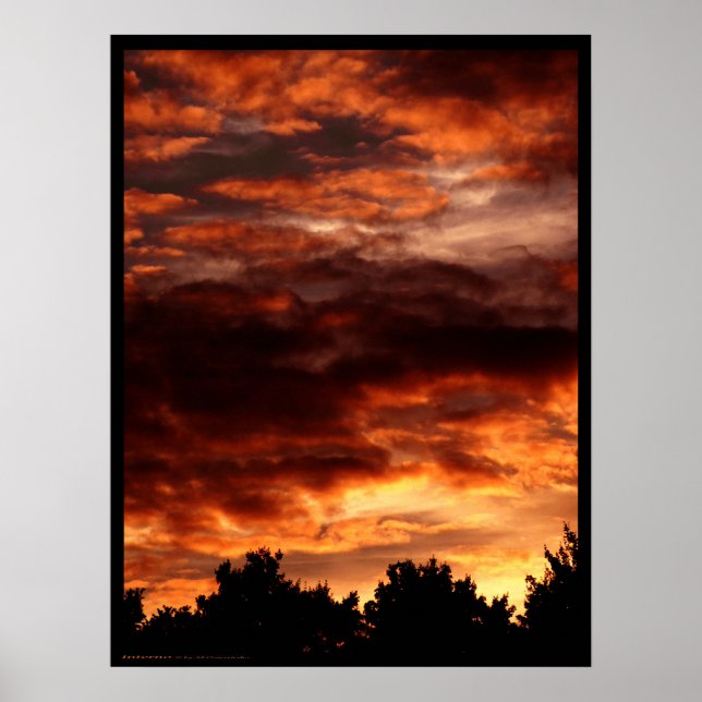 Póster Cielo infernal (Frente)