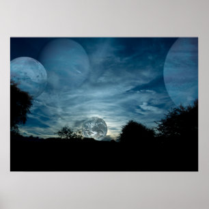 Póster Cielo nocturno