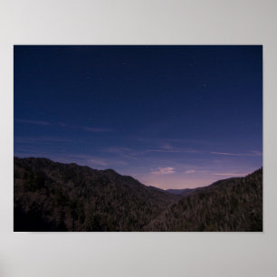 Póster Cielo nocturno en la casa de Clingman
