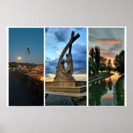 Póster Cielo Nocturno Esztergom.