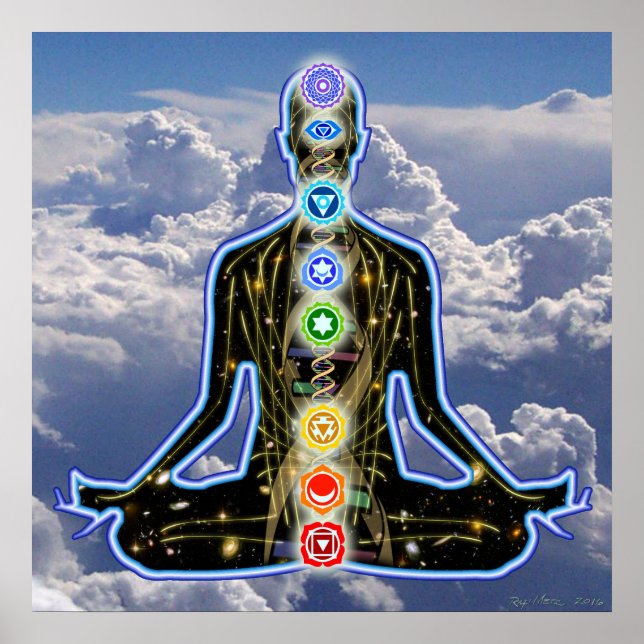 Póster Cielo Padma y galaxias (Frente)