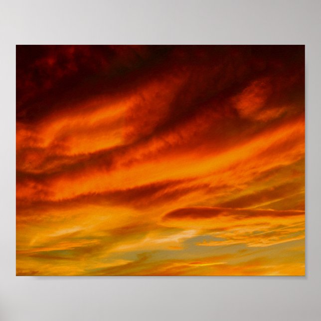 Póster Cielo pintado (Frente)